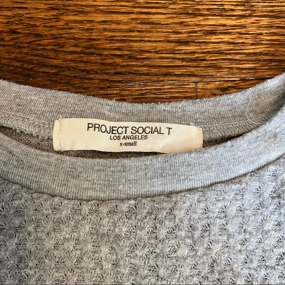 Grey Waffle-Knit Sweater - Picture 2 of 4